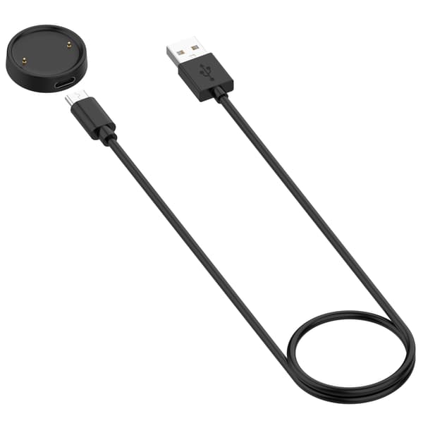 Smart Watch Oplader til Active2/BIP6 - 100cm Kabel