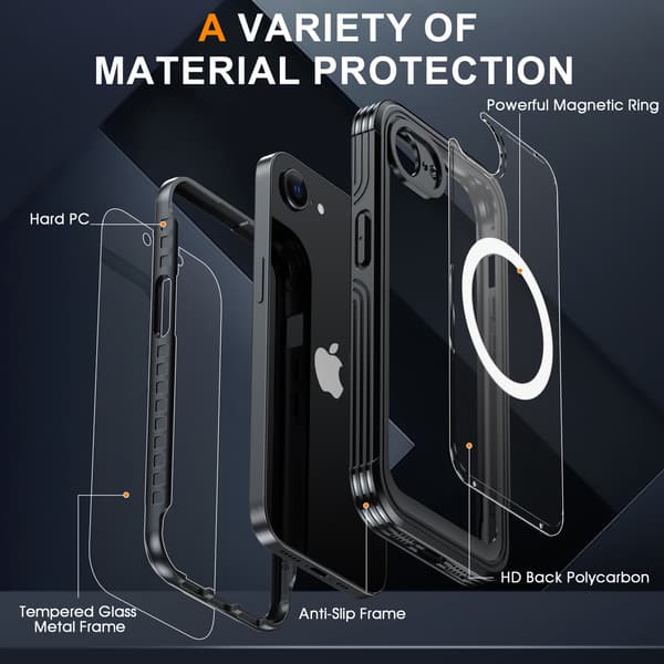 iPhone 16E robustt beskyttelsesdeksel