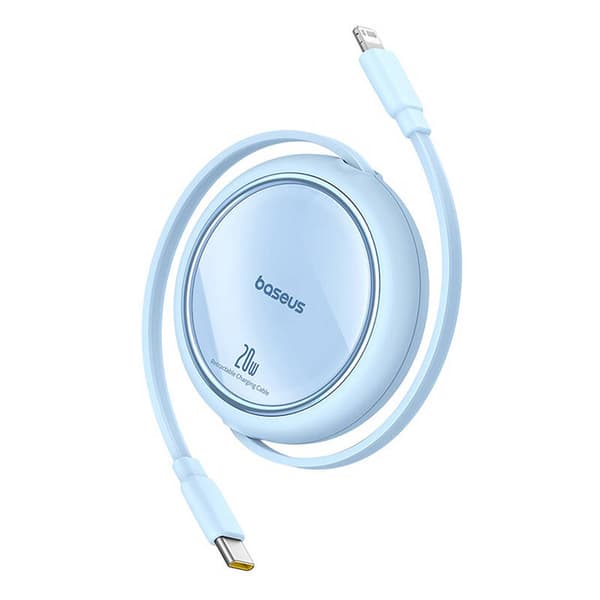 USB-kabel Baseus Free2Pull USB-C til iP 20W 1m (blå)