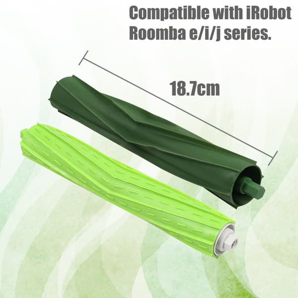 Gummiborste / Rullborste 4-pack Green iRobot Roomba e/i/j series
