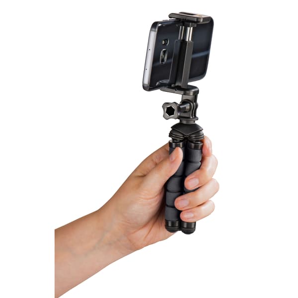 Bordsstativ Flex Smartphone & GoPro 14cm Svart