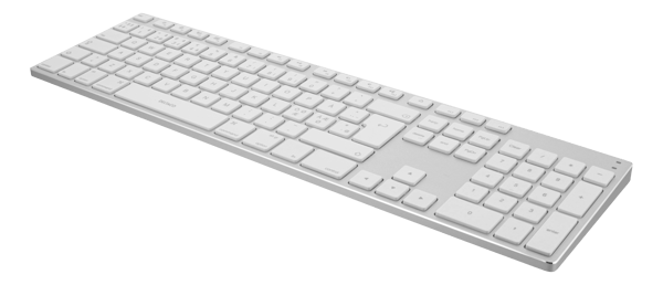 Fullsize Bluetooth aluminium keyboard for Mac, Nordic layout