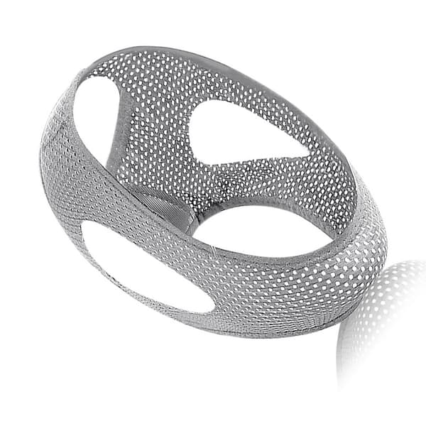 Andningsbart hakband, justerbart hakstödsband Grey