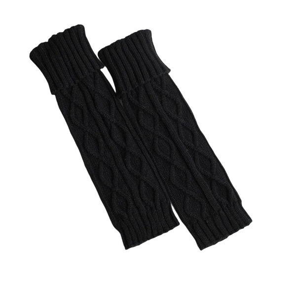 Neulottu saapassukka 1 pari Black