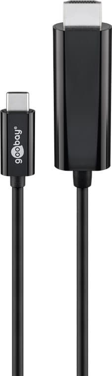 USB-C™ til HDMI™ kabel, 1,8 m, sort