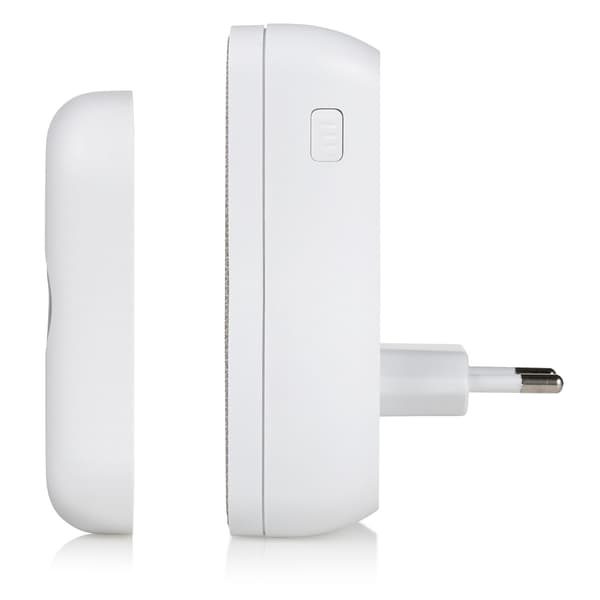 Trådlös dörrklocka Plug-in BY3222 Vit