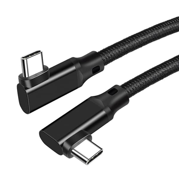 VR-linkkikaapeli - PQ121 musta punottu 3 m