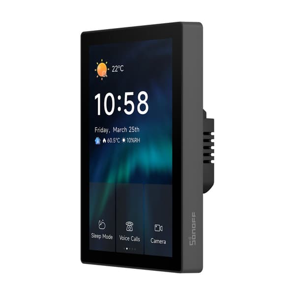 SONOFF NSPanel Pro 120 Smart Kontrollpanel Matter WiFi/Bluetooth/ZigBee (svart)