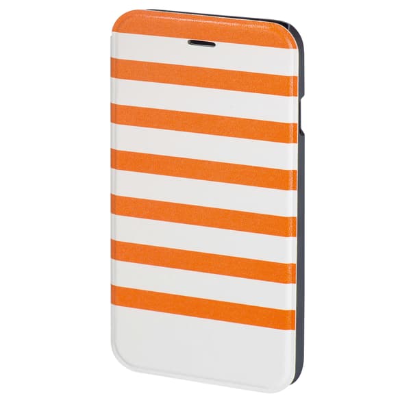 Mobilfodral Stripe Orange/Vit - iPhone 6/6S