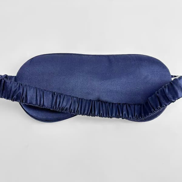 100 % silke søvnmaske for øynene NavyBlue
