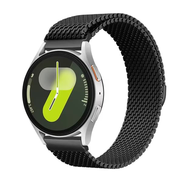 Milanese Loop Urrem til Smartwatches Black 20 mm