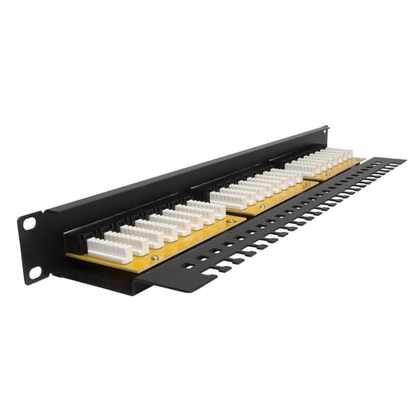 Patch Panel 19" 1U Krone CAT6 UTP 24 Portar