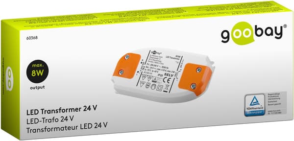 LED-transformer 24 V (DC) (DC), 8 W