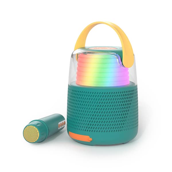 Kaiutin Karaoke Kit Mic LED Sininen