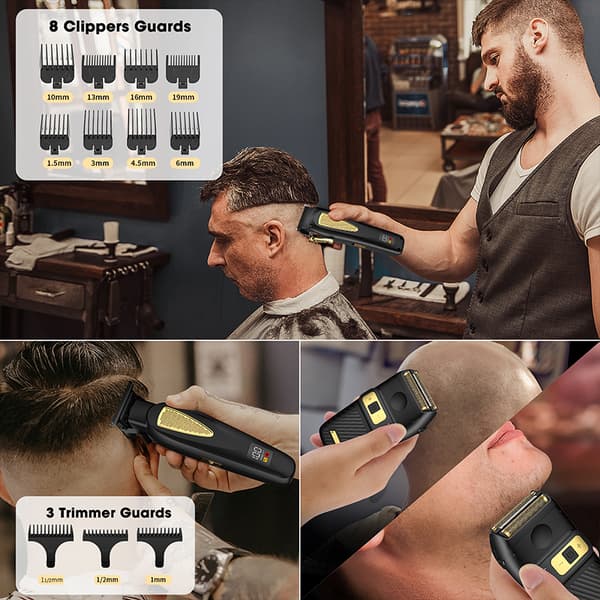 Profesjonell hårklipper, trimmer og barbermaskin