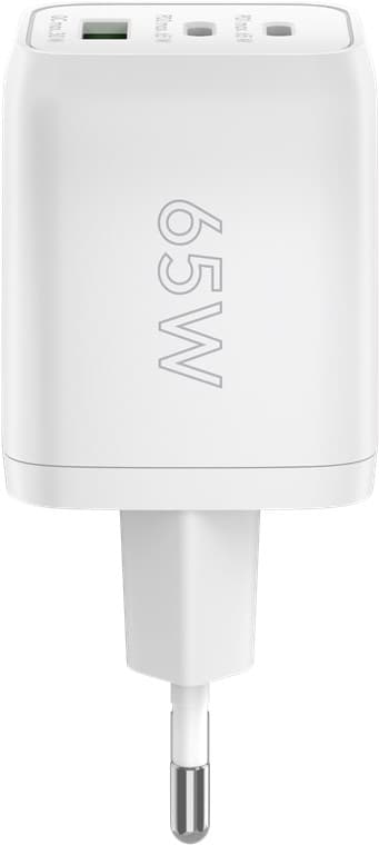 USB-C™ PD GaN multiport hurtiglader Nano (65 W) hvit