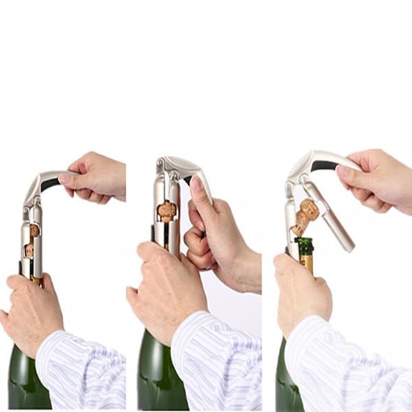 Champagneflaske-åpner Silver
