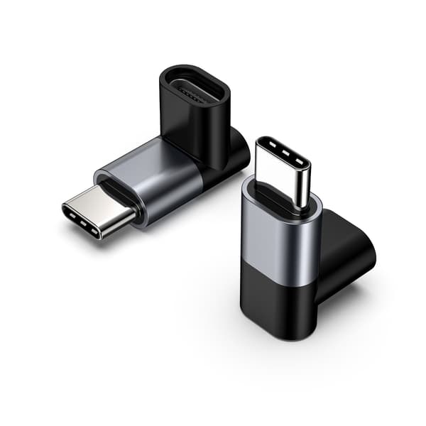 Type-C Han til Hun Adapter 2-pak - 100W, 20Gbps, 4K60Hz