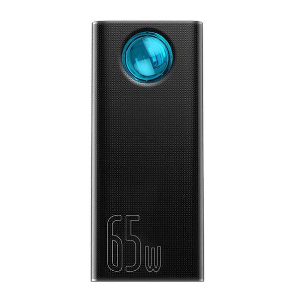 Powerbank Baseus Amblight 30000mAh, 4xUSB, USB-C, 65W (musta)