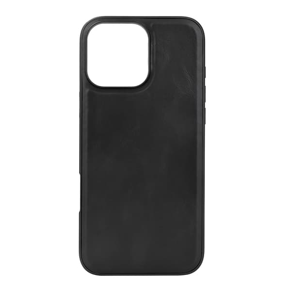 Mobilskal Läder MagSeries Svart - iPhone 16 Pro Max