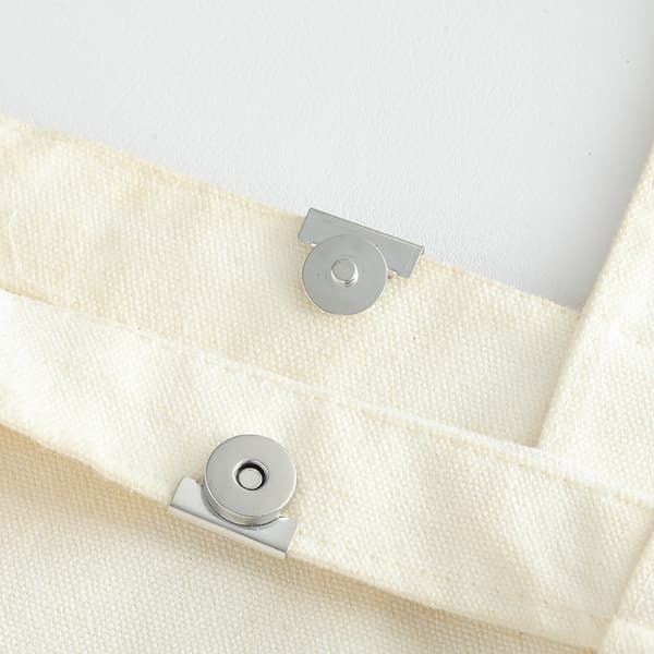 Magnetisk lås til tasker (10 stk.) Silver