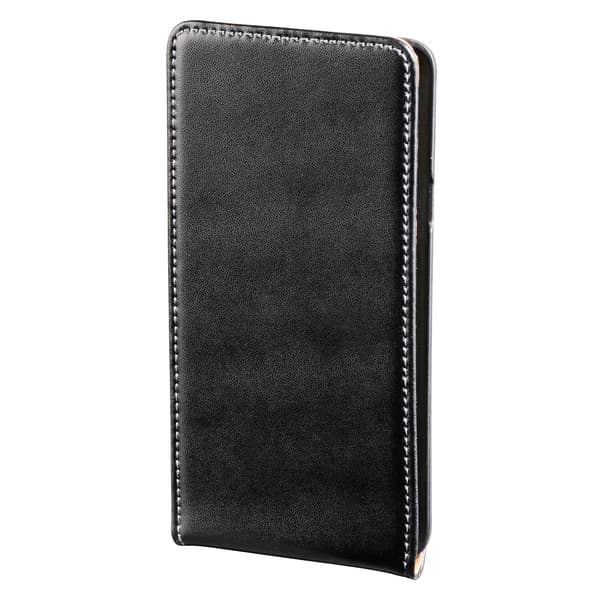 Mobiltaske Samsung Galaxy S2 Flip-Front Sort Læder