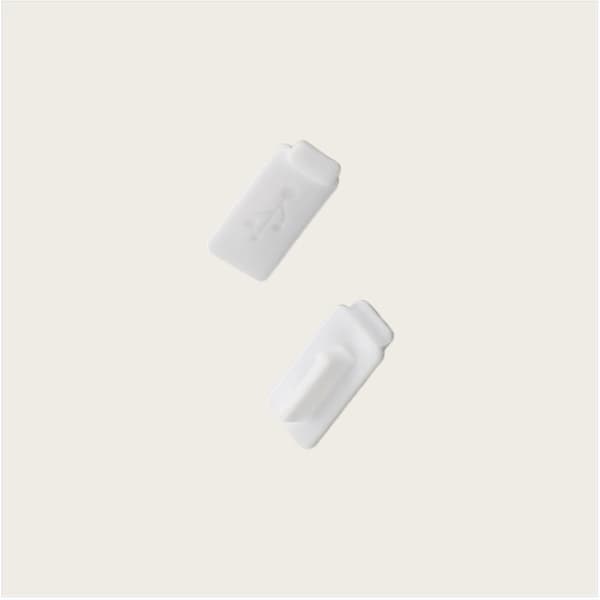 Dammskydd för USB-C-portar, 4-pack White
