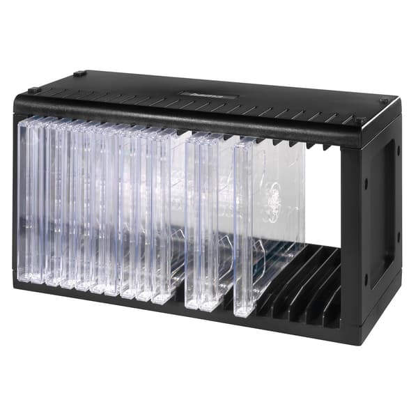 CD-stativ For 20 stk CD Svart