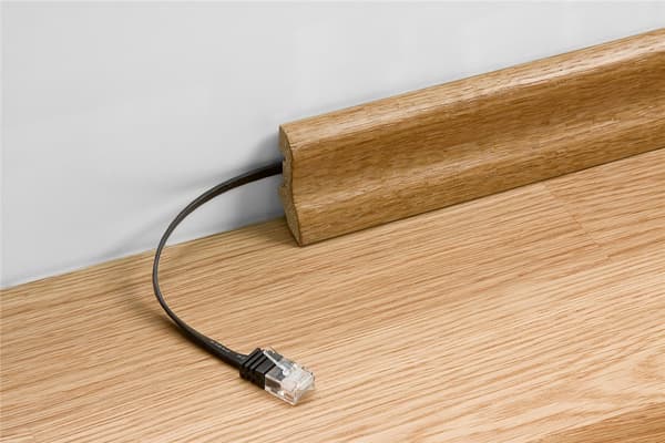 CAT 6 platt patchkabel, U/UTP, gul