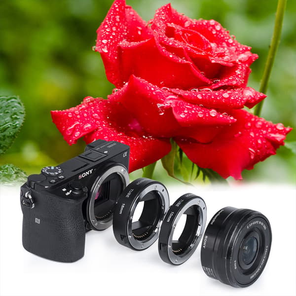 Kameraadapterring til makrofotografering