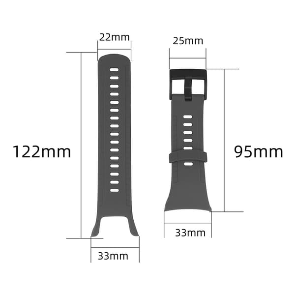 Klockarmband Grey Suunto 5