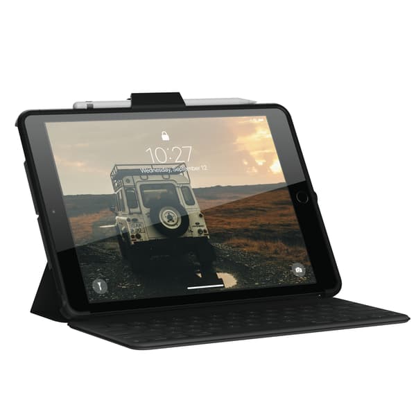 iPad 9/8 / 7th gen 10.2 Scout Case, musta