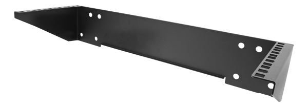 19" Vertical wall bracket, 4U, max 60kg, steel construction