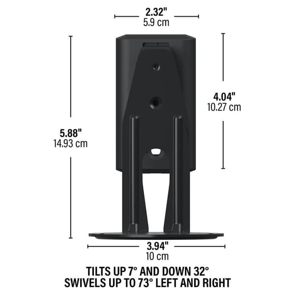 Wall Mount for Sonos ERA100 Pair Black