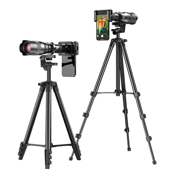 Utendørs 60X HD teleobjektivsett Black