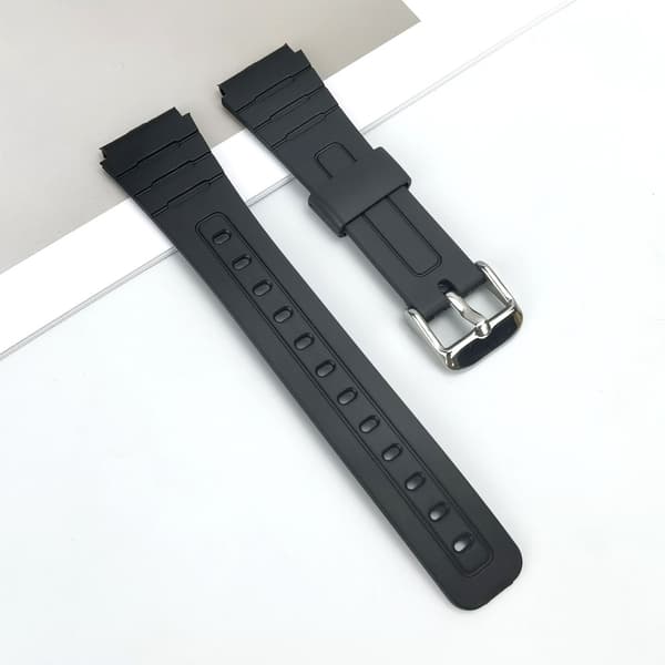 Klockarmband, 18 mm Klackbredd - Svart