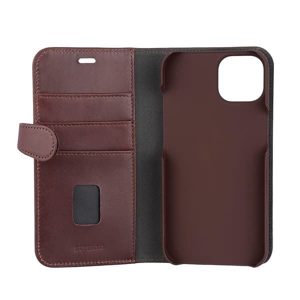Lommebokdeksel  Brun  iPhone 13/14/15