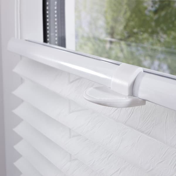 Plissé Vikgardin i Polyester Beige L