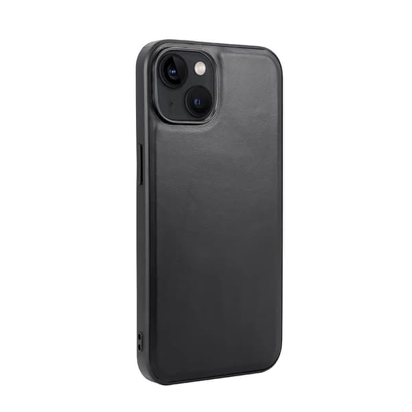 Mobildeksel Lær MagSeries Svart - iPhone 13/14