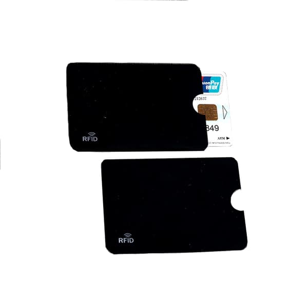 12 kpl RFID-suojataskuja korteille Black