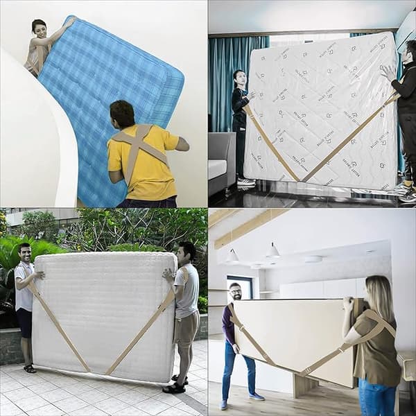 Bærestropper for tunge løft (sett med 2 stk.) Beige