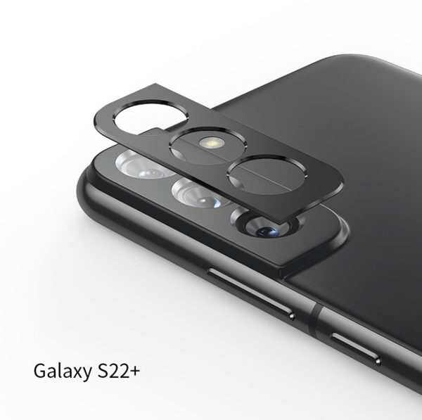 Linsebeskyttelse for Samsung S22 Plus Black