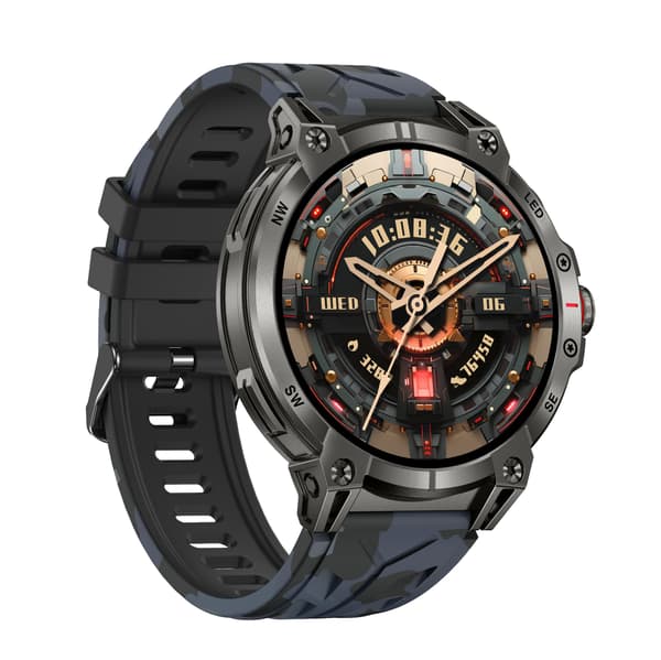Multifunktionell Smartwatch med Bluetooth-samtal, Hälsomätning och Anpassningsbara Urtavlor Blue