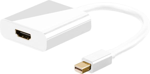 Mini DisplayPort/HDMIâ„¢-adapterkabel 1.2, gullbelagt