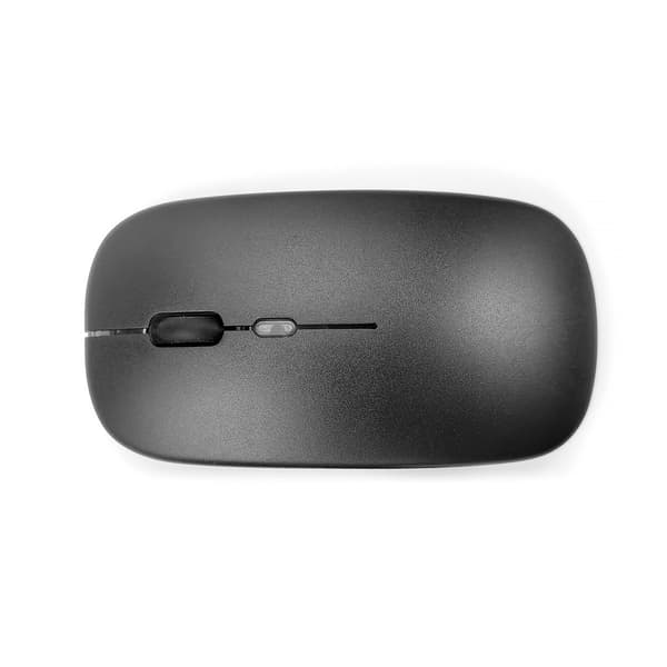 Trådløs mus - 2,4G + Bluetooth dobbelttilstand belyst sort