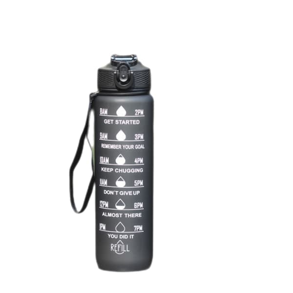 Urheilujuomapullo - 1000 ml Black