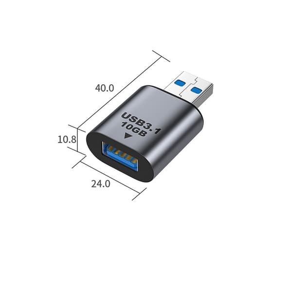 USB Hun til USB Han Adapter - Højhastigheds 10Gbps Dataoverførselskonverter