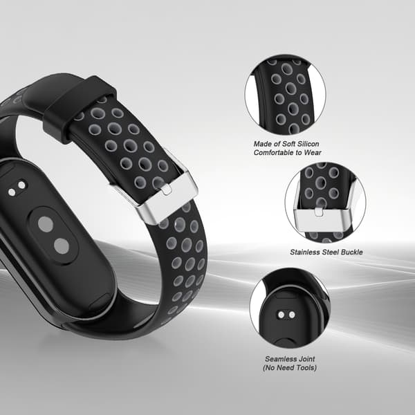 Kellon hihna silikonia Xiaomi Mi Band 8