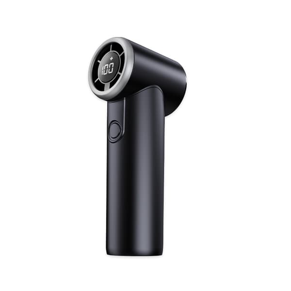 Mini Ventilator: Bærbar Køling med Display Black