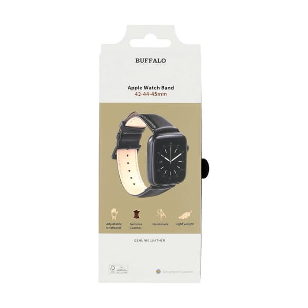Watcharmbånd Sort Apple Watch 42/44/45mm